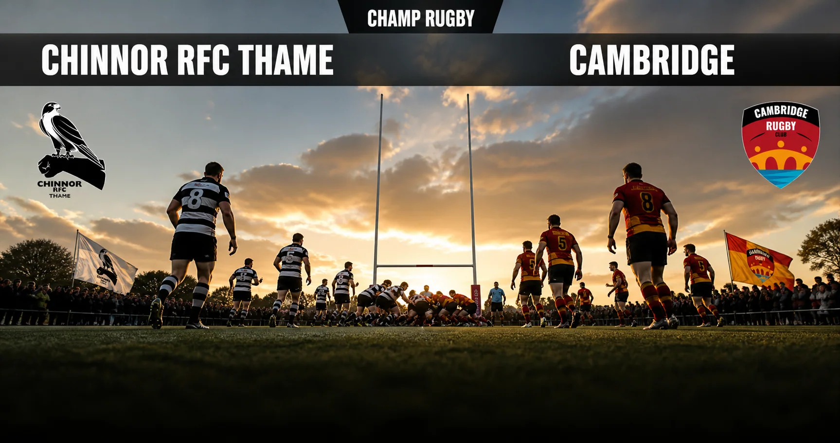 Affiche de la rencontre Chinnor RFC Thame contre Cambridge