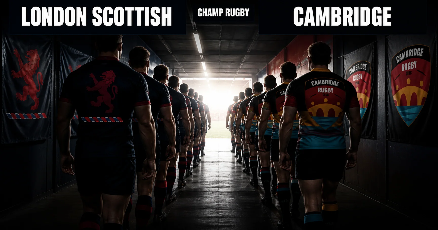 Affiche de la rencontre London Scottish contre Cambridge