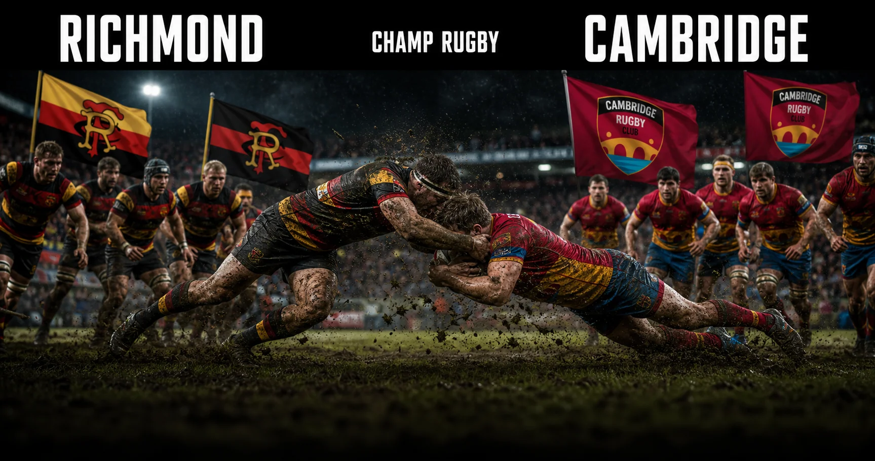 Affiche de la rencontre Richmond contre Cambridge