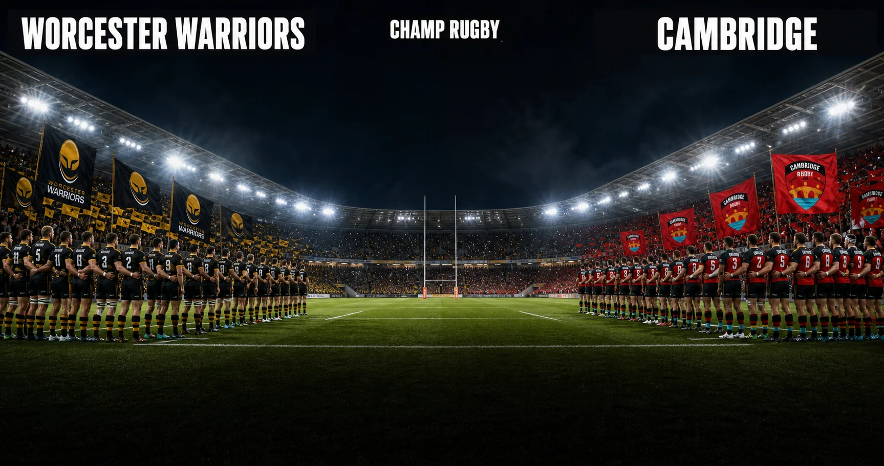 Affiche de la rencontre Worcester Warriors contre Cambridge