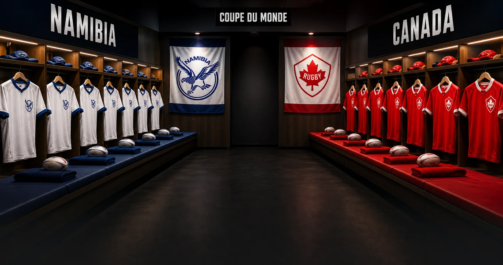 Affiche de la rencontre Namibie contre Canada