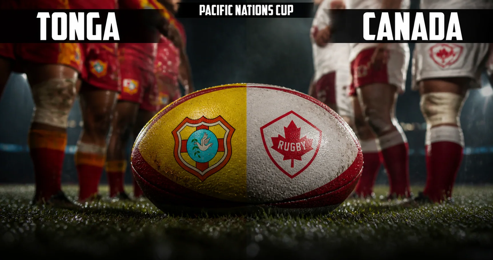 Affiche de la rencontre Tonga contre Canada