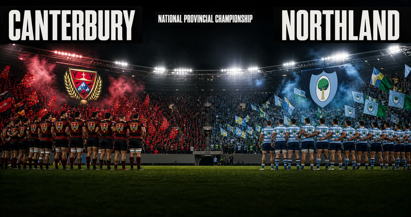 Affiche de la rencontre Canterbury contre Northland