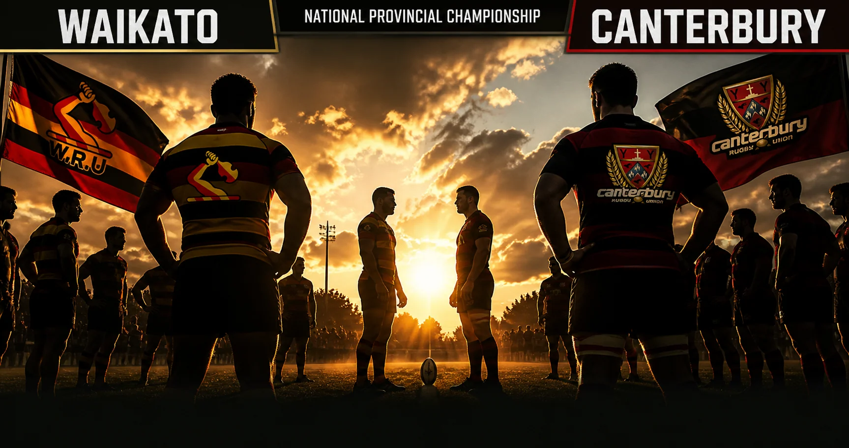 Affiche de la rencontre Waikato contre Canterbury