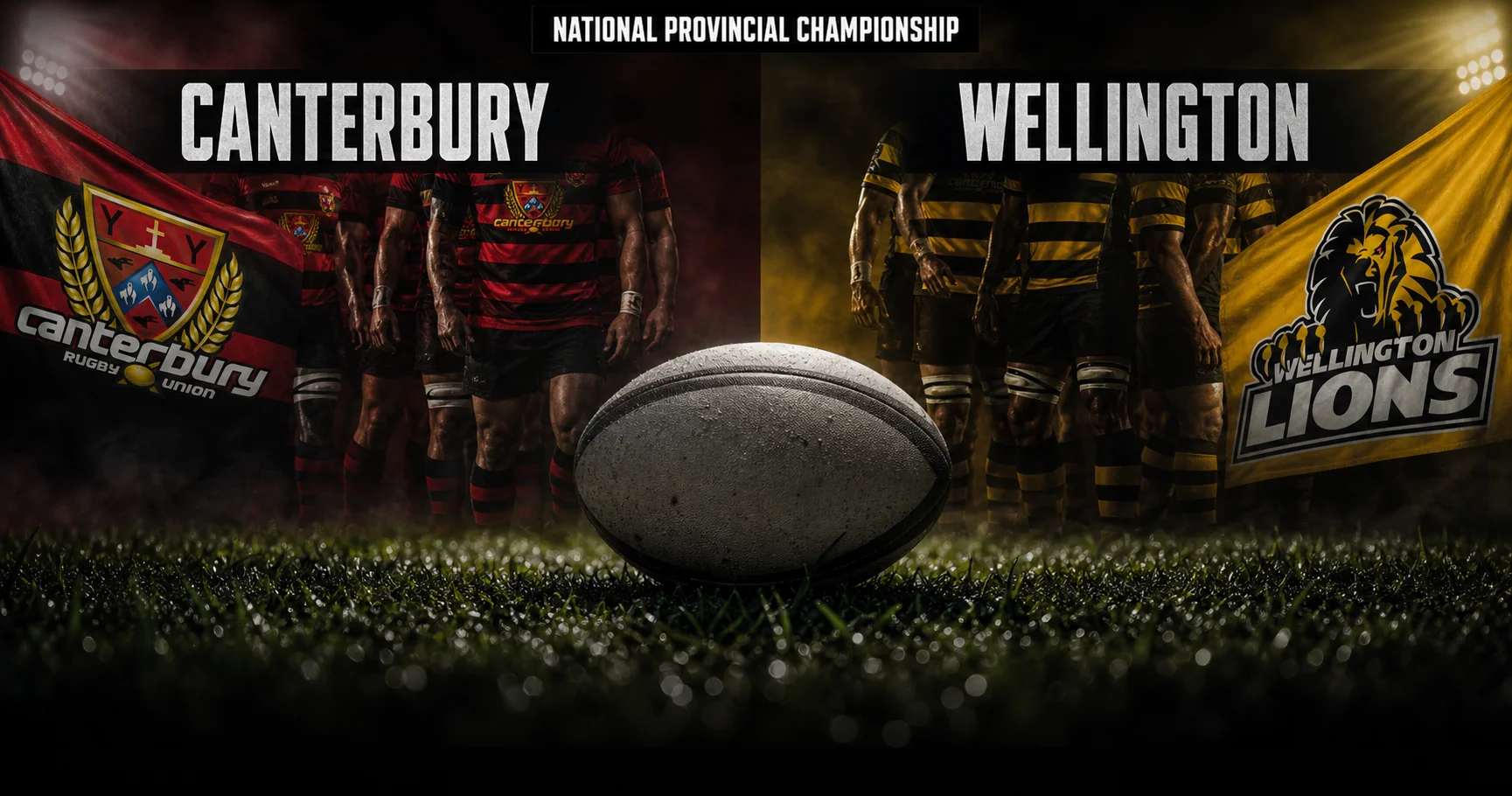 Affiche de la rencontre Canterbury contre Wellington