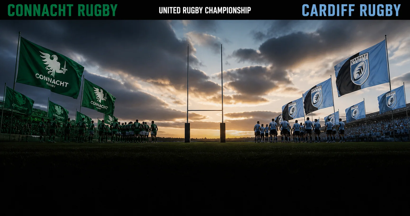 Affiche de la rencontre Connacht Rugby contre Cardiff Rugby