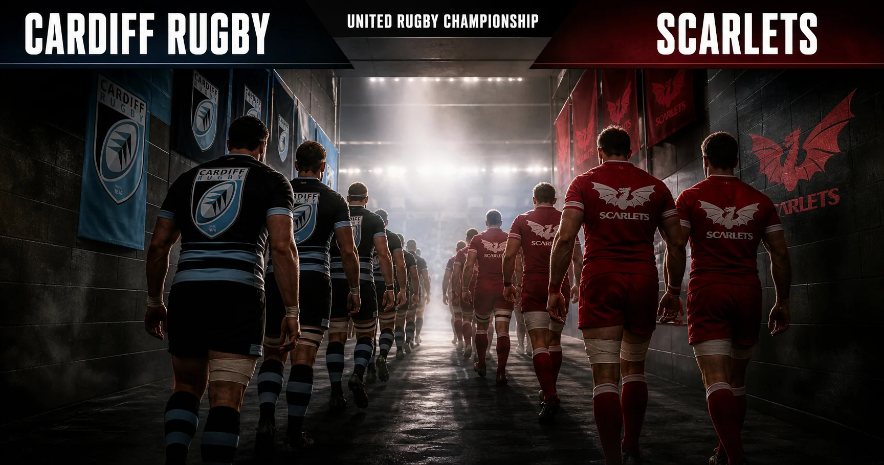 Affiche de la rencontre Cardiff Rugby contre Scarlets