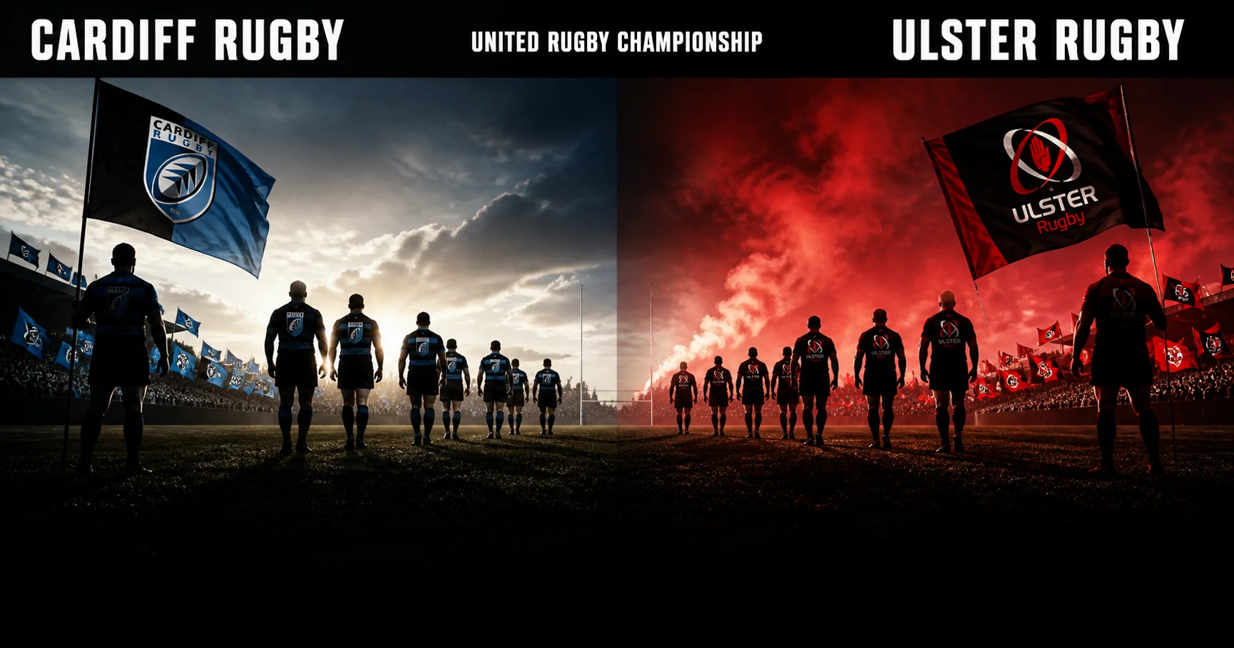 Affiche de la rencontre Cardiff Rugby contre Ulster Rugby