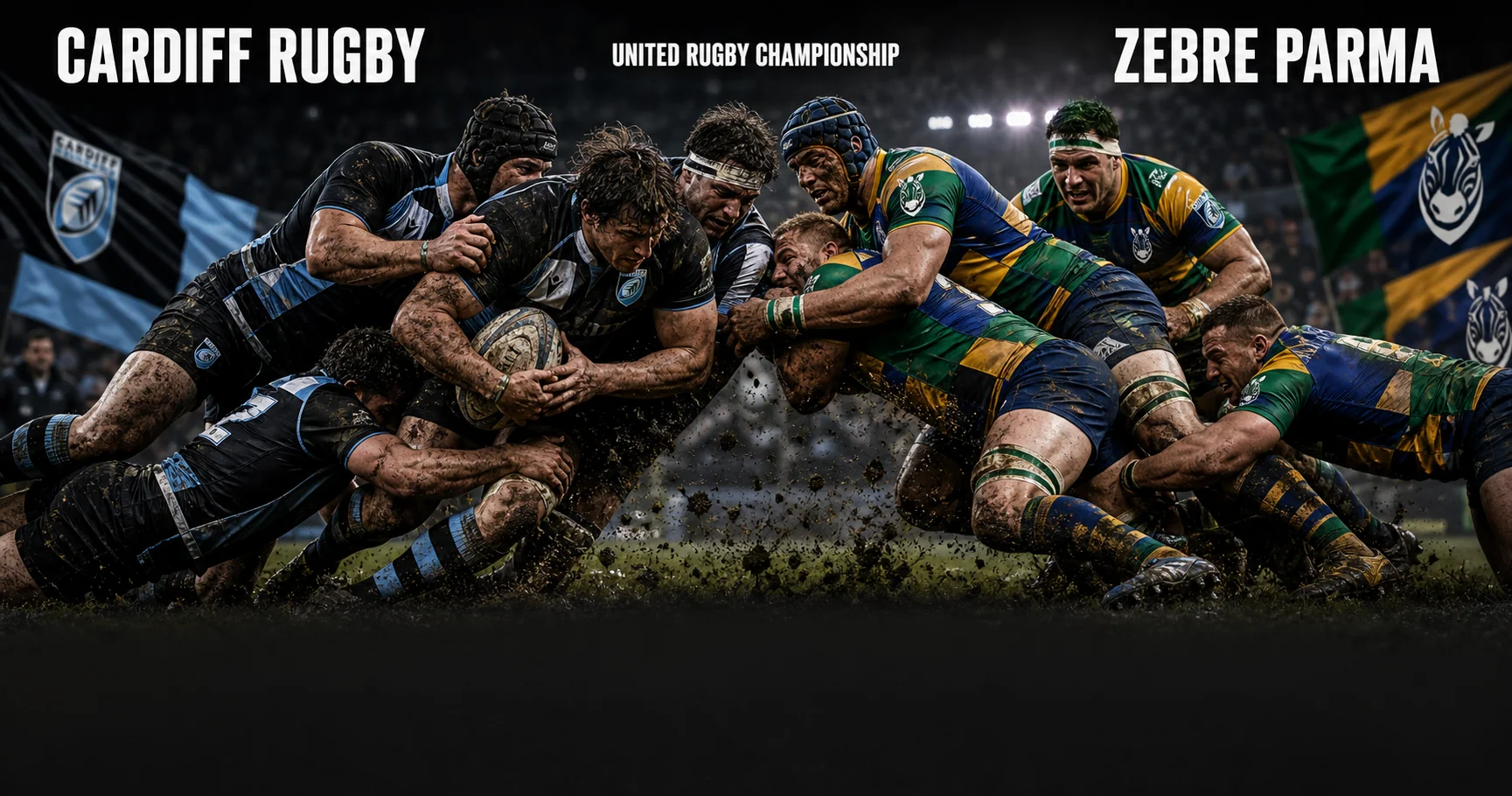 Affiche de la rencontre Cardiff Rugby contre Zebre Parma