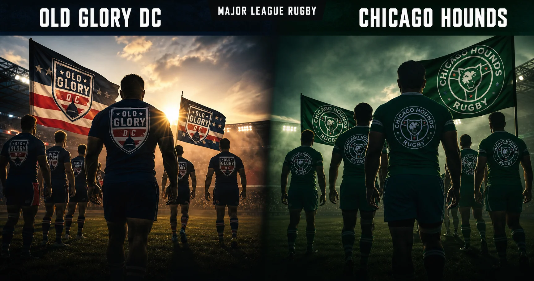 Affiche de la rencontre Old Glory DC contre Chicago Hounds