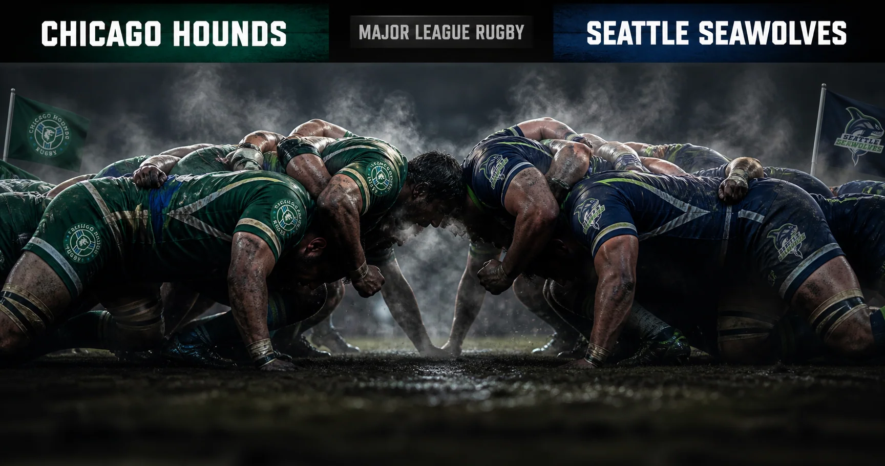 Affiche de la rencontre Chicago Hounds contre Seattle Seawolves