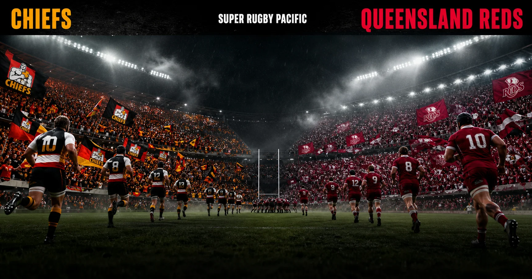 Affiche de la rencontre Chiefs contre Queensland Reds