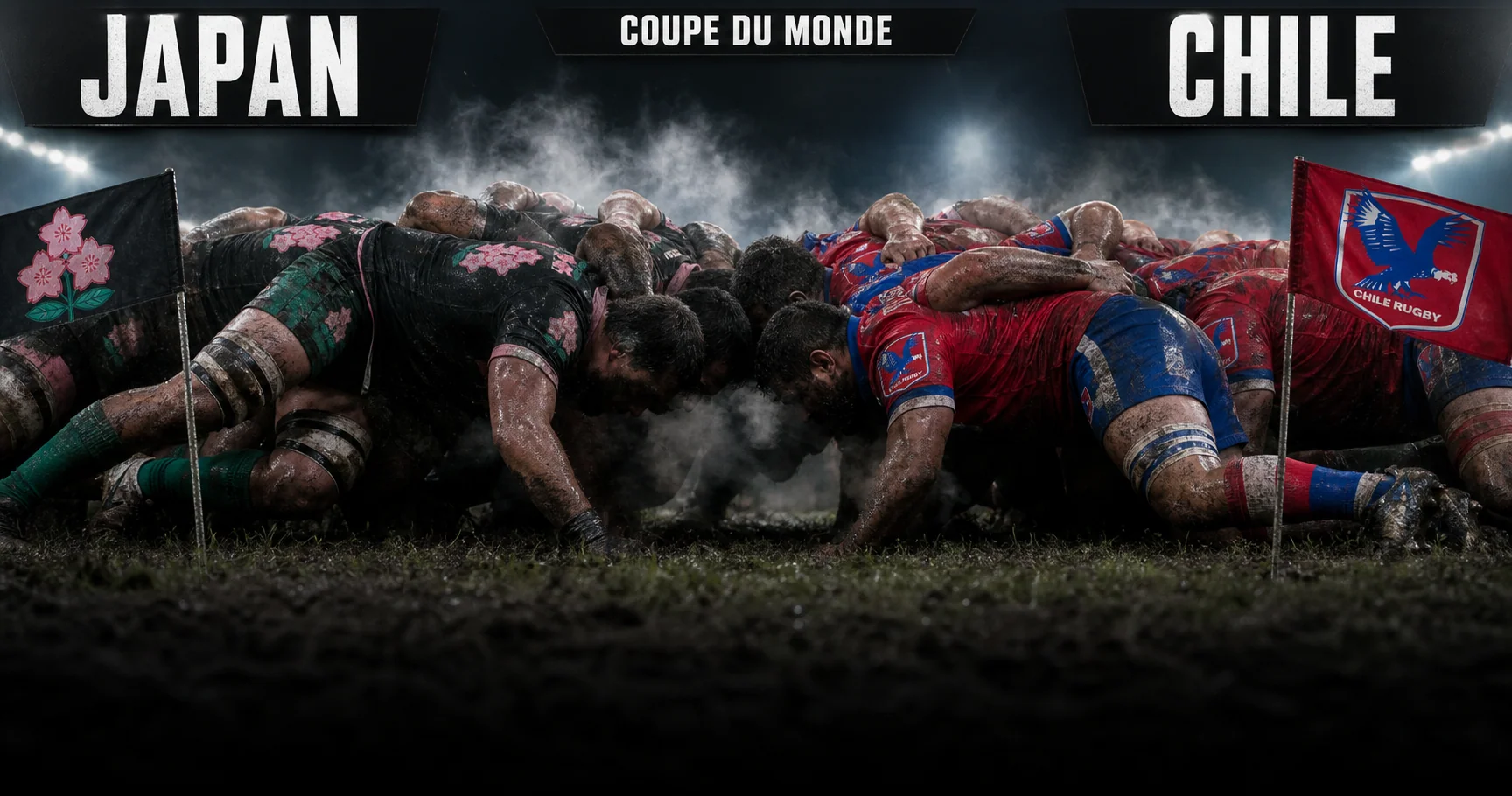 Affiche de la rencontre Japon contre Chili