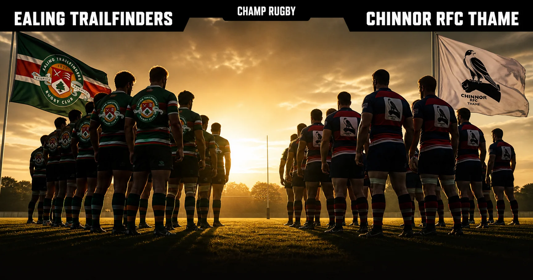 Affiche de la rencontre Ealing Trailfinders contre Chinnor RFC Thame
