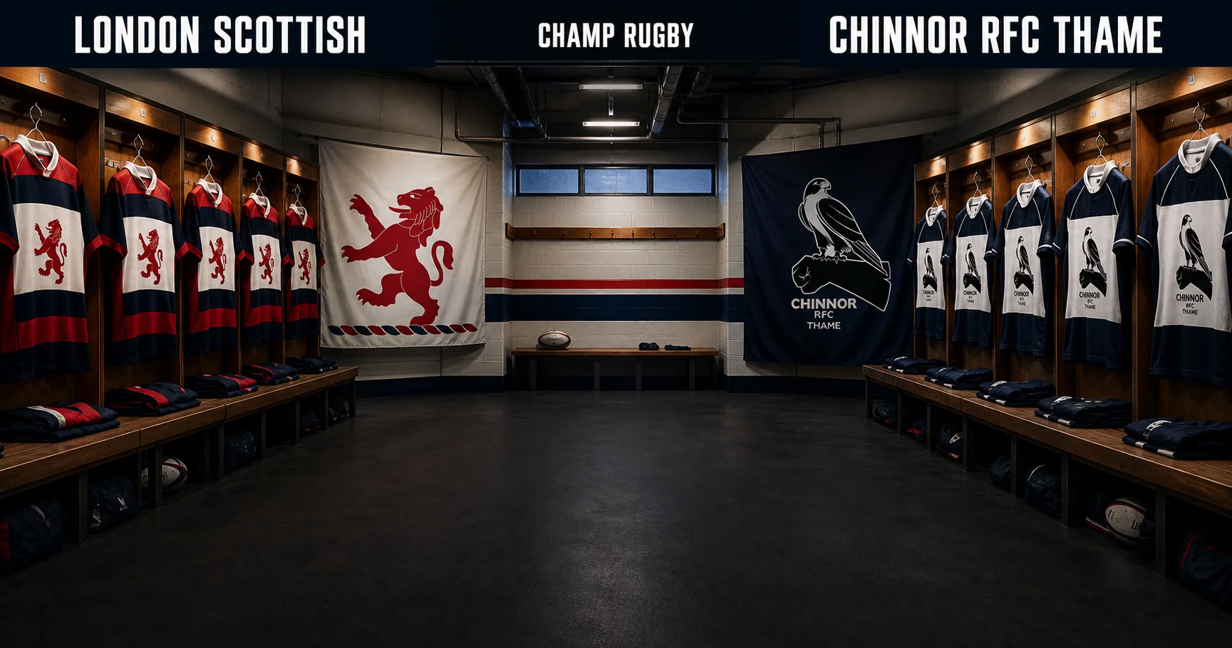 Affiche de la rencontre London Scottish contre Chinnor RFC Thame
