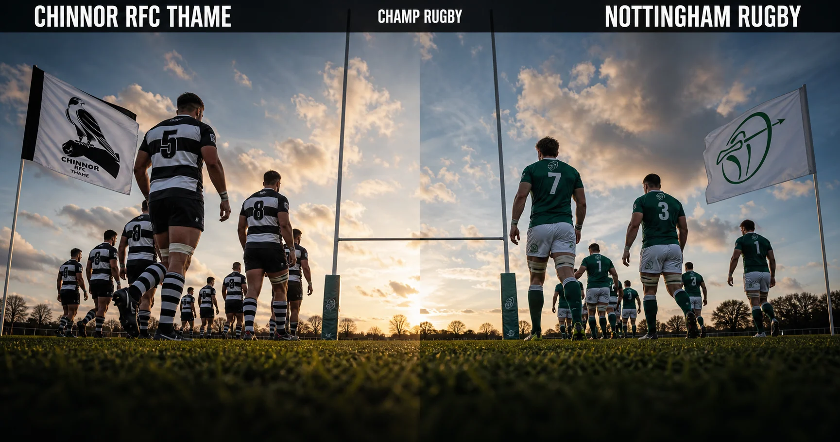 Affiche de la rencontre Chinnor RFC Thame contre Nottingham Rugby