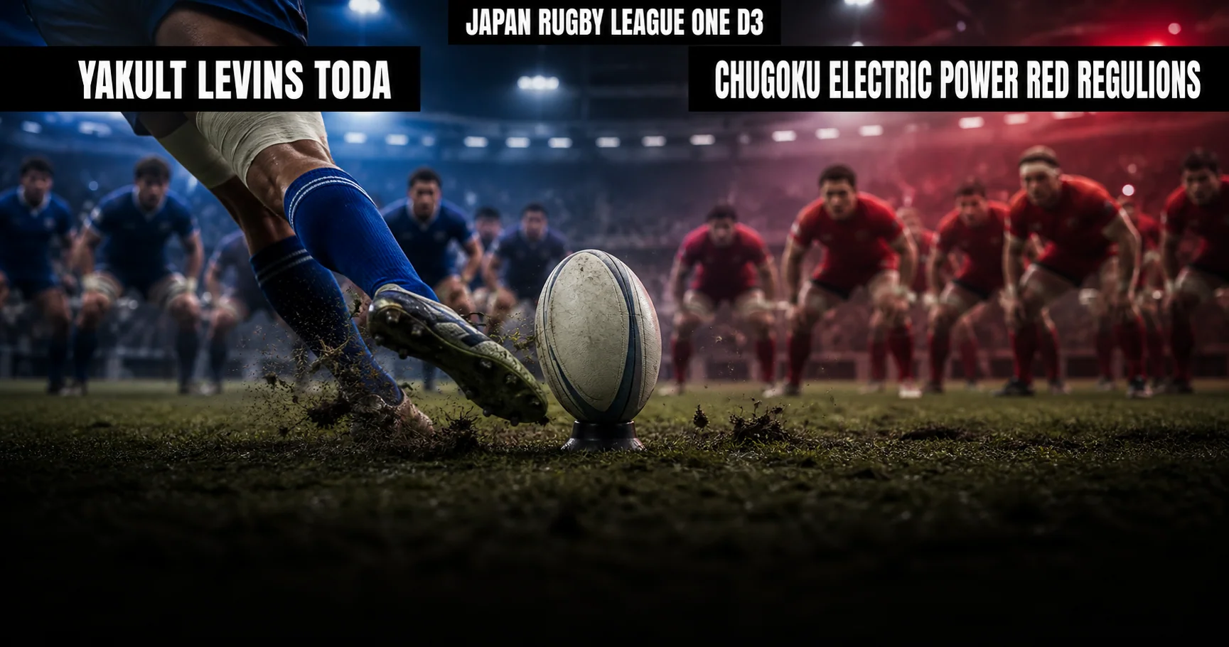 Affiche de la rencontre Yakult Levins Toda contre Chugoku Electric Power Red Regulions