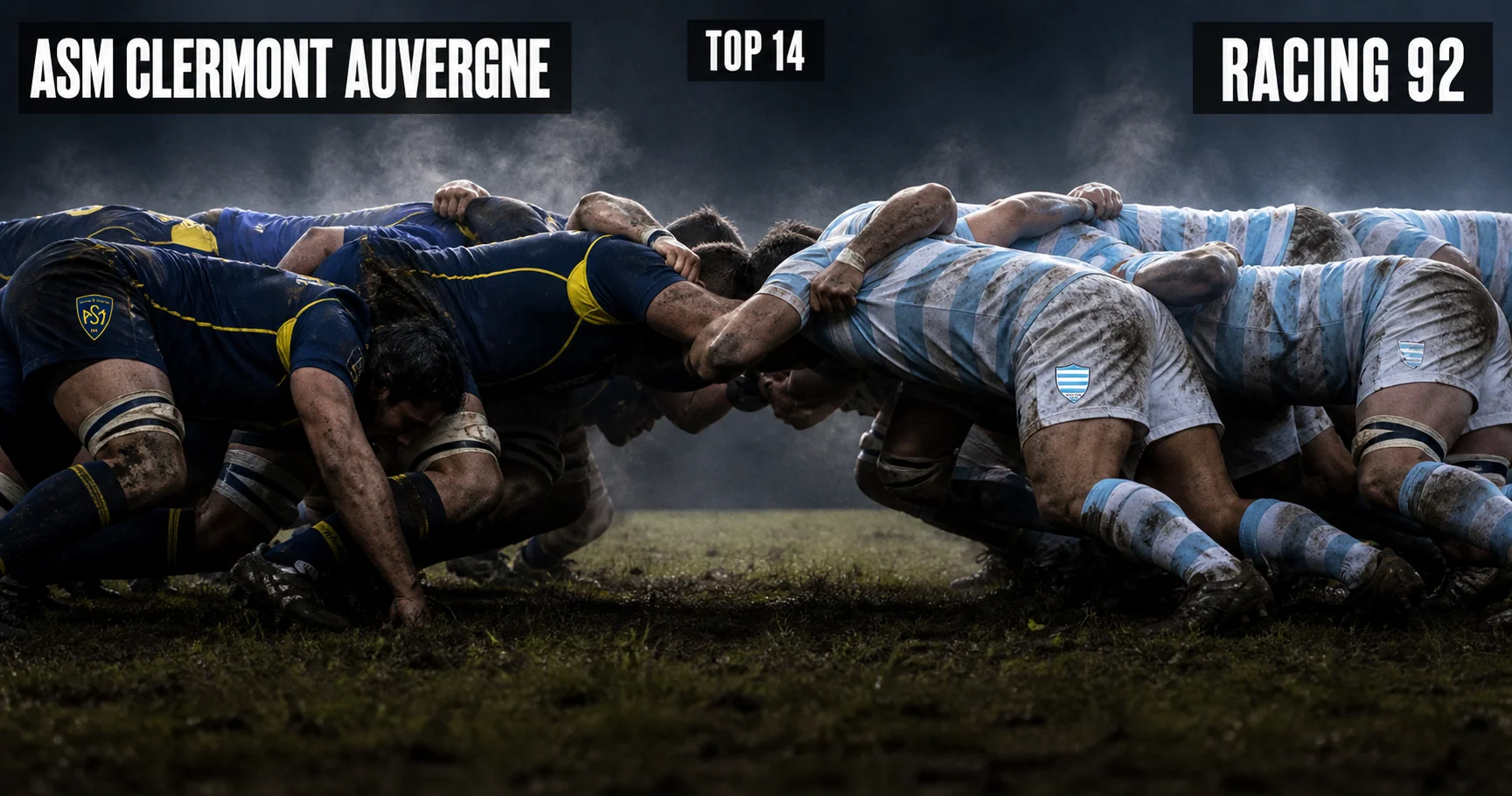 Affiche de la rencontre ASM Clermont Auvergne contre Racing 92