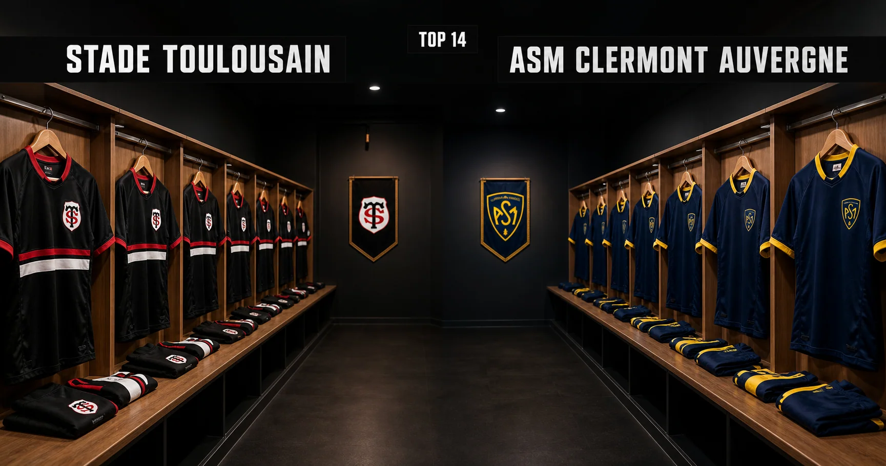 Affiche de la rencontre Stade Toulousain contre ASM Clermont Auvergne