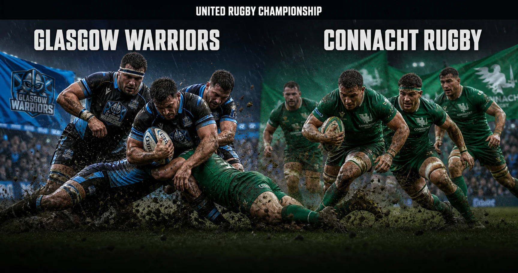Affiche de la rencontre Glasgow Warriors contre Connacht Rugby