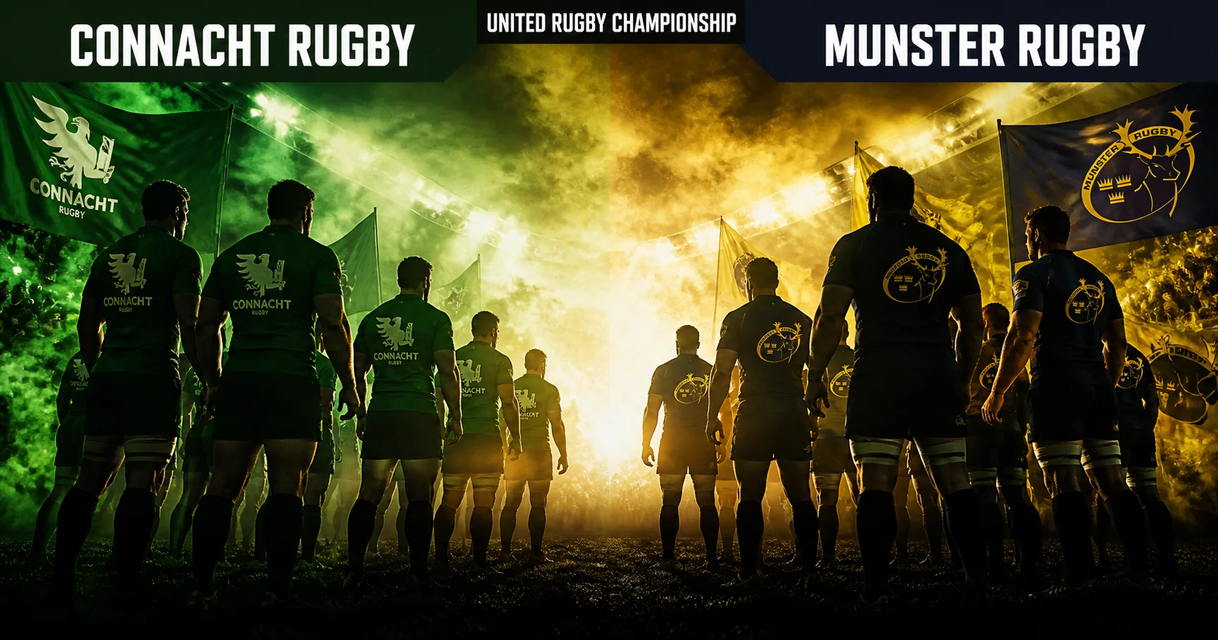 Affiche de la rencontre Connacht Rugby contre Munster Rugby