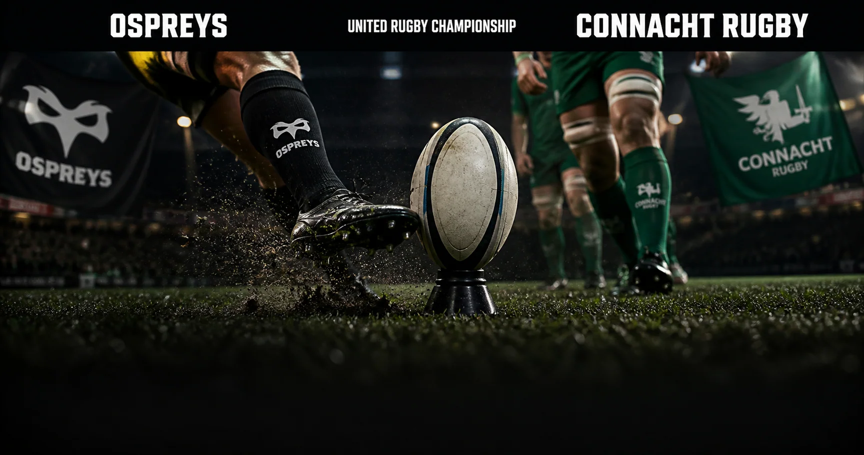 Affiche de la rencontre Ospreys contre Connacht Rugby