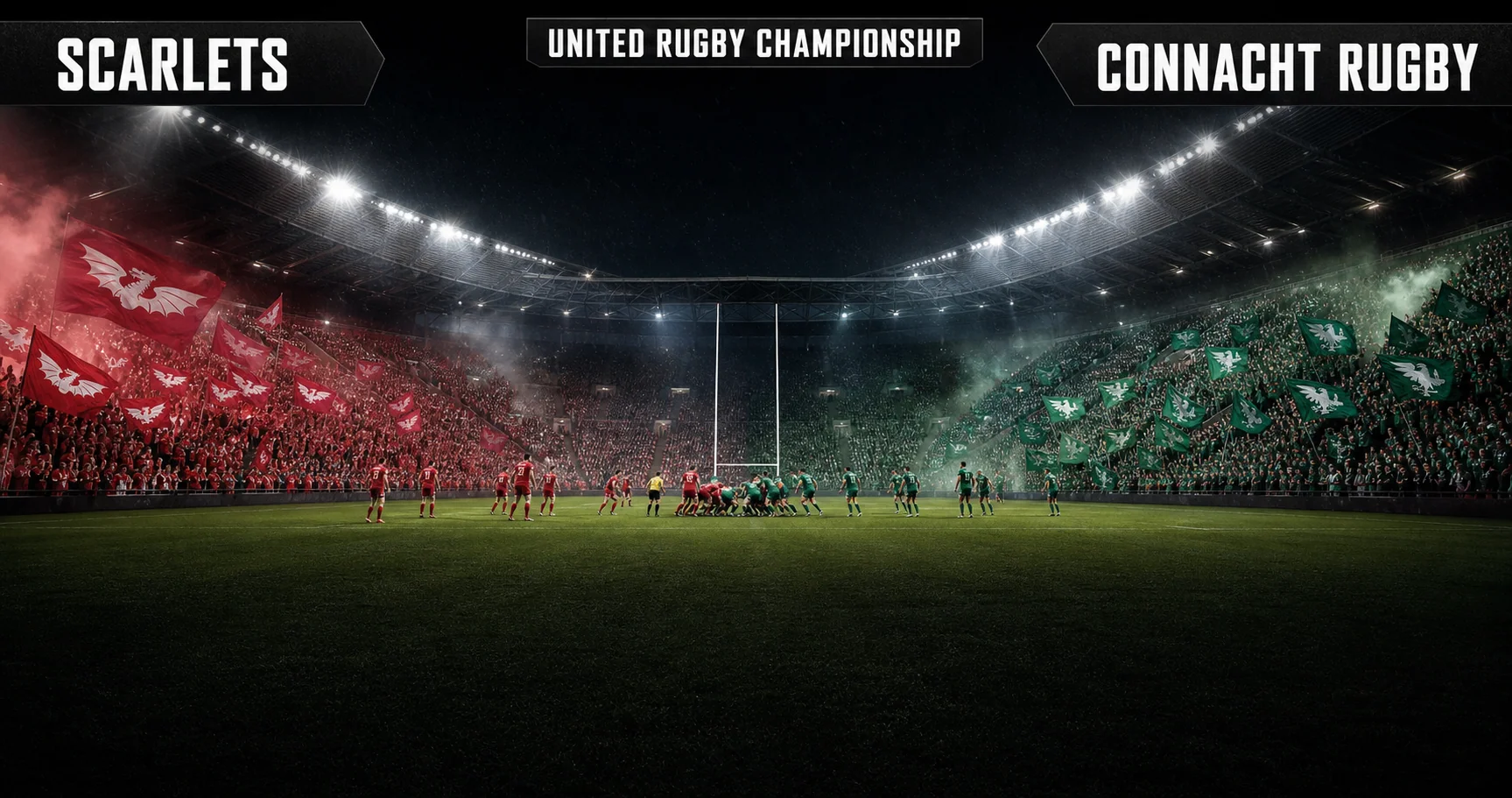 Affiche de la rencontre Scarlets contre Connacht Rugby