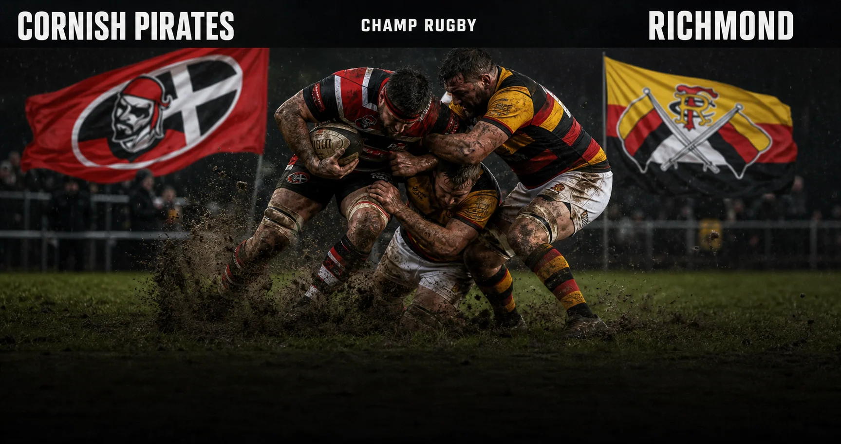 Affiche de la rencontre Cornish Pirates contre Richmond