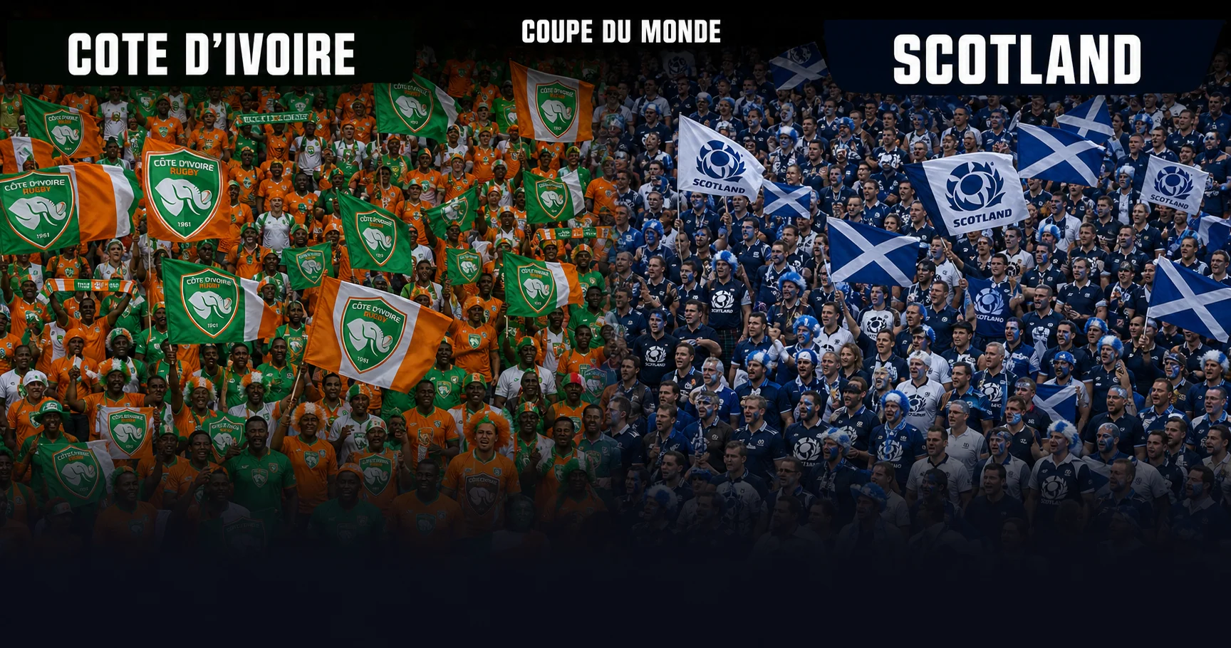 Affiche de la rencontre Côte d’Ivoire contre Écosse