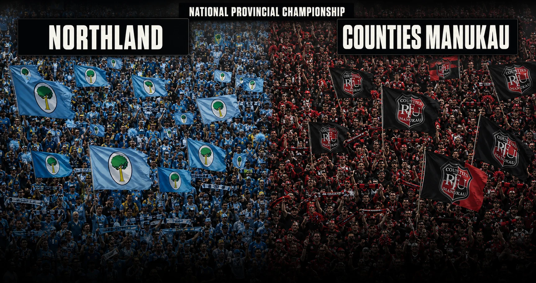 Affiche de la rencontre Northland contre Counties Manukau