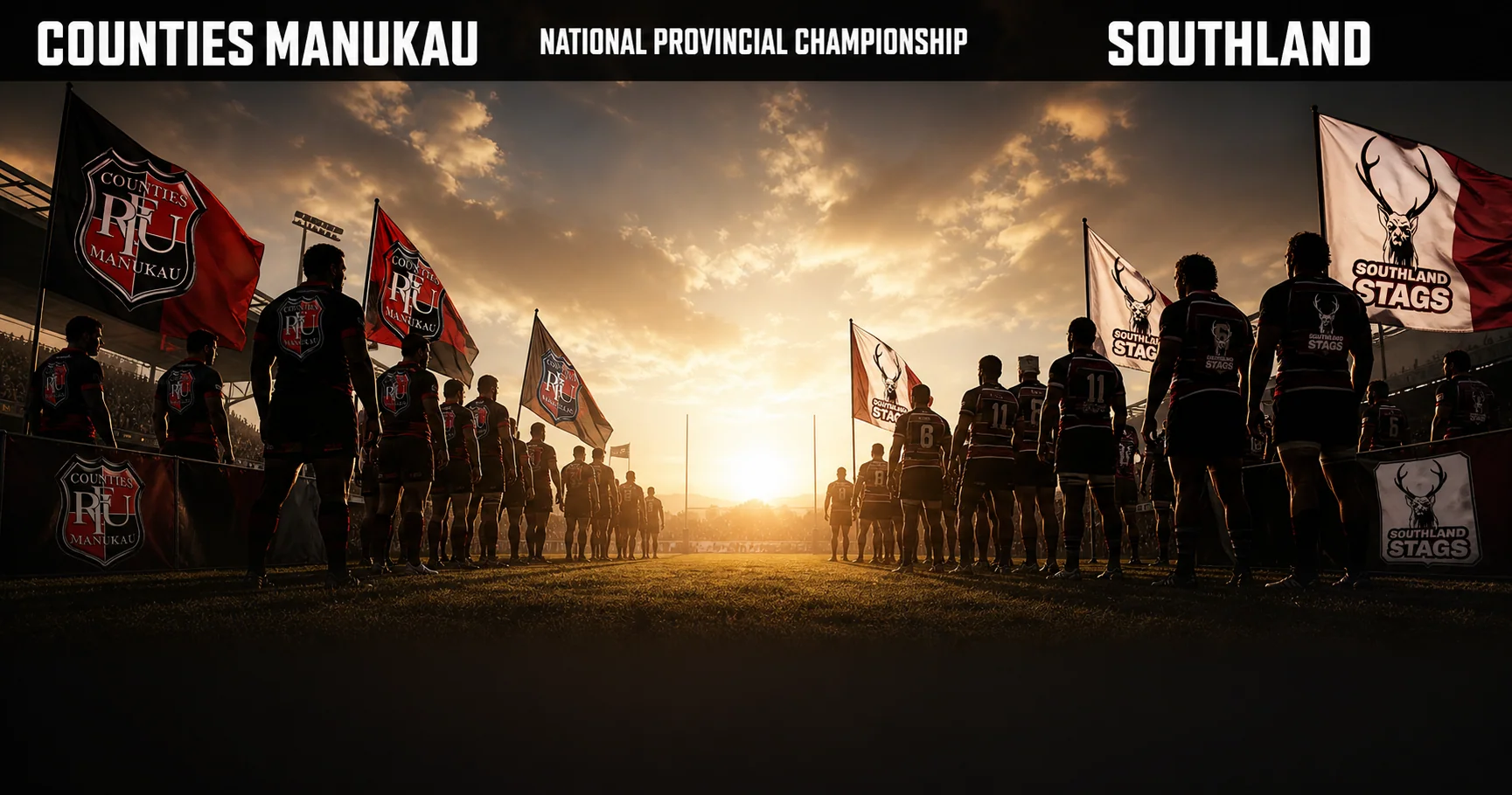 Affiche de la rencontre Counties Manukau contre Southland
