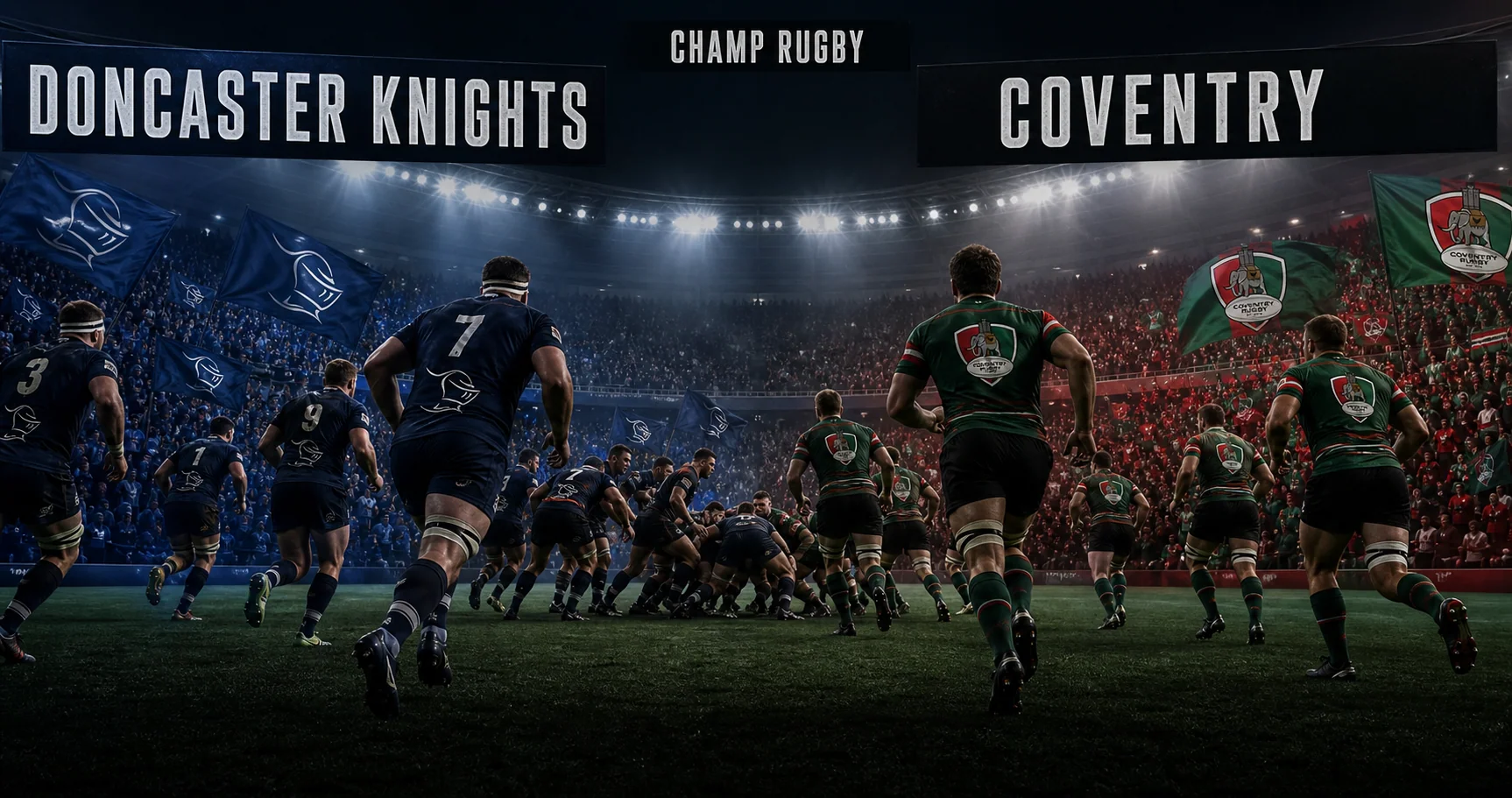 Affiche de la rencontre Doncaster Knights contre Coventry