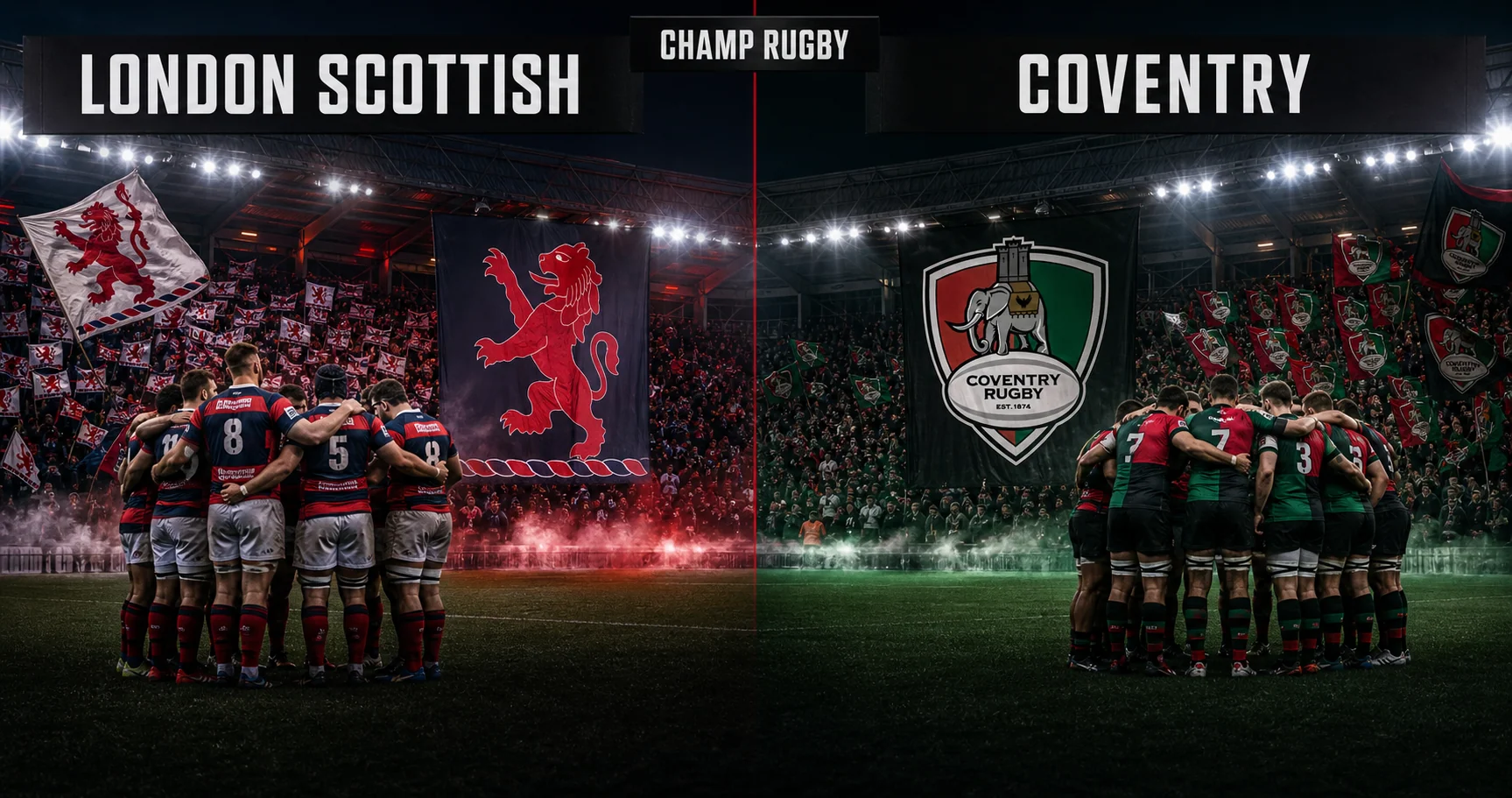 Affiche de la rencontre London Scottish contre Coventry