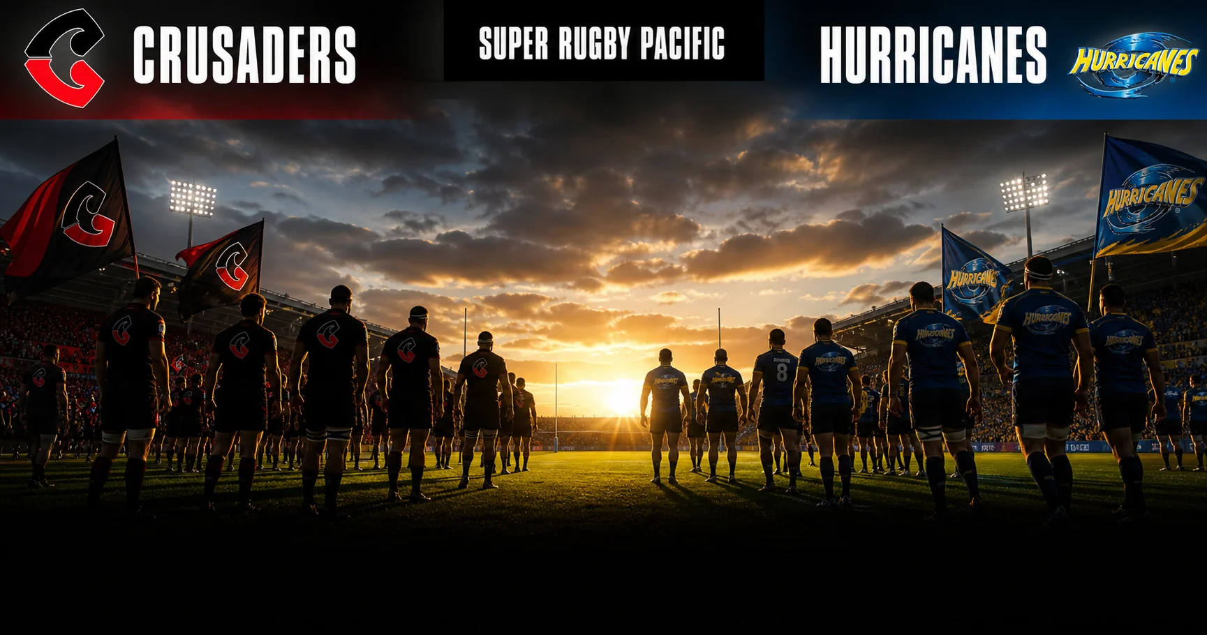 Affiche de la rencontre Crusaders contre Hurricanes
