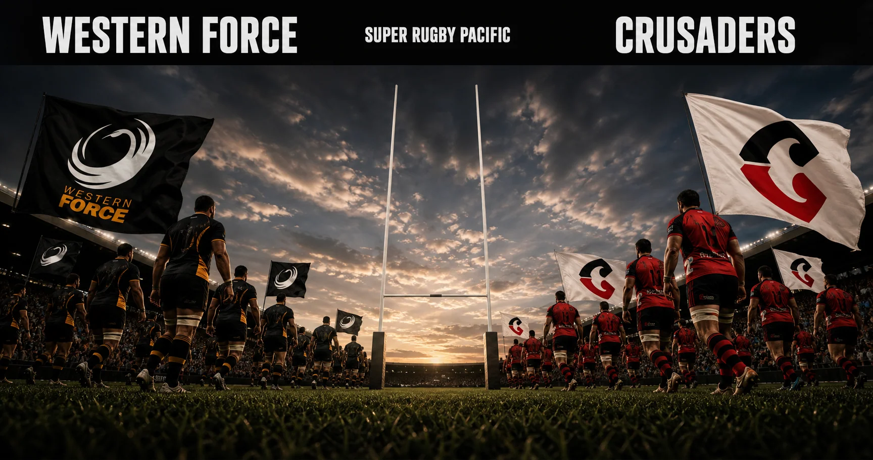 Affiche de la rencontre Western Force contre Crusaders