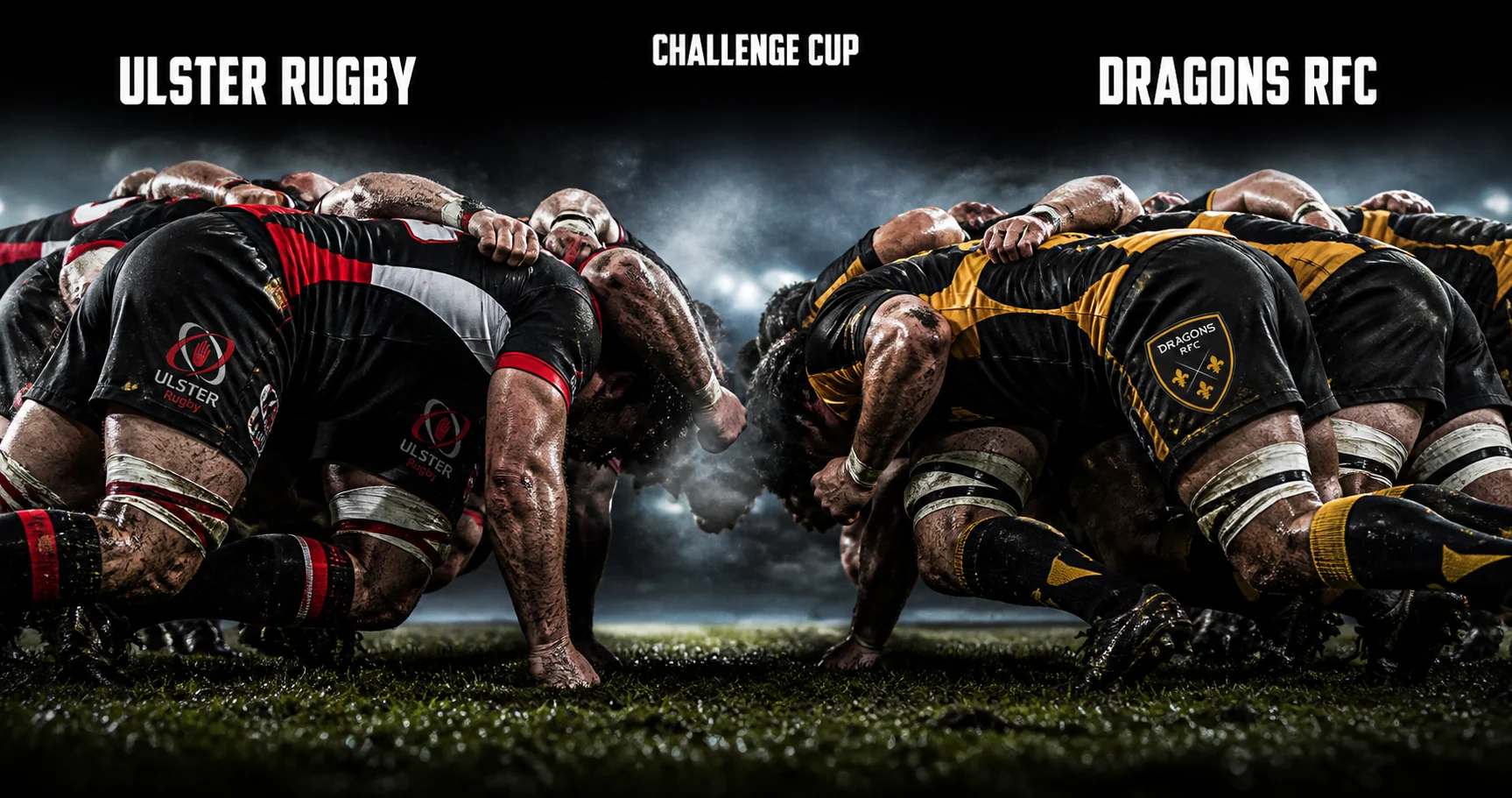 Affiche de la rencontre Ulster Rugby contre Dragons RFC