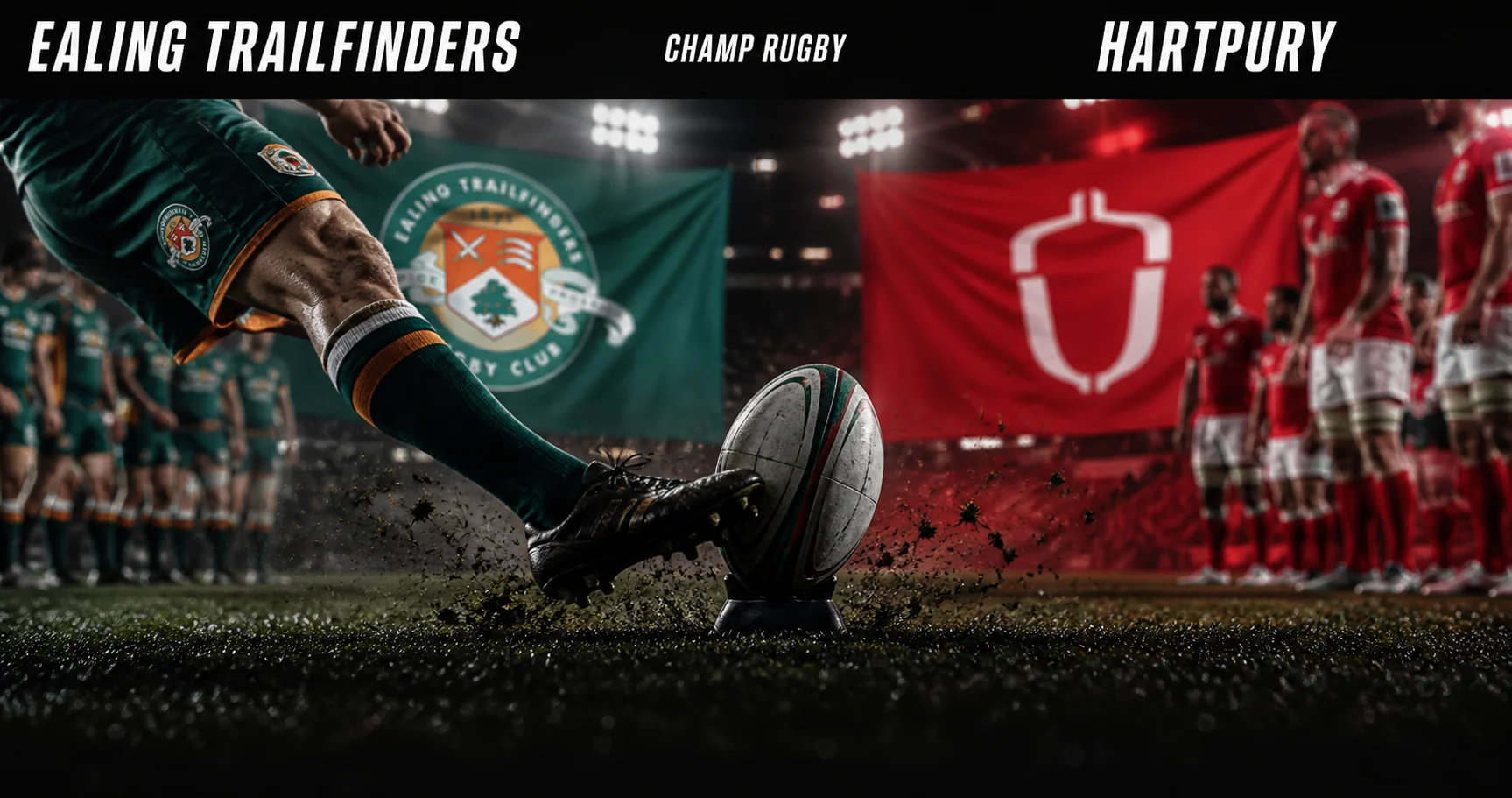 Affiche de la rencontre Ealing Trailfinders contre Hartpury