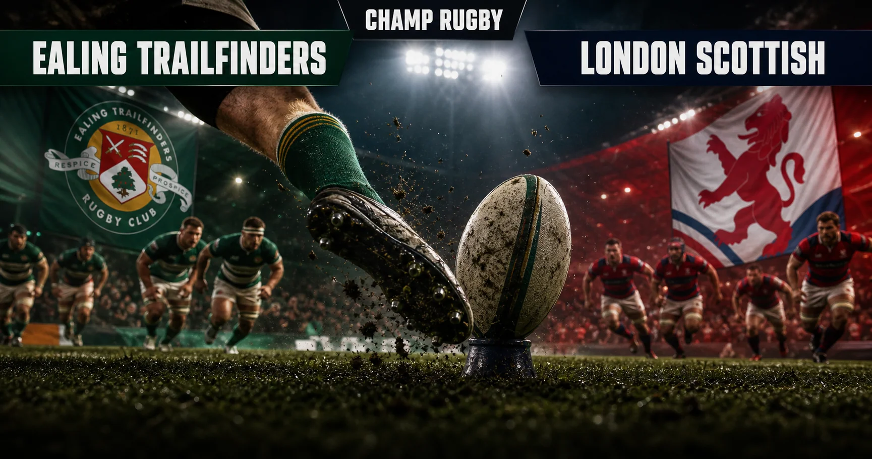 Affiche de la rencontre Ealing Trailfinders contre London Scottish