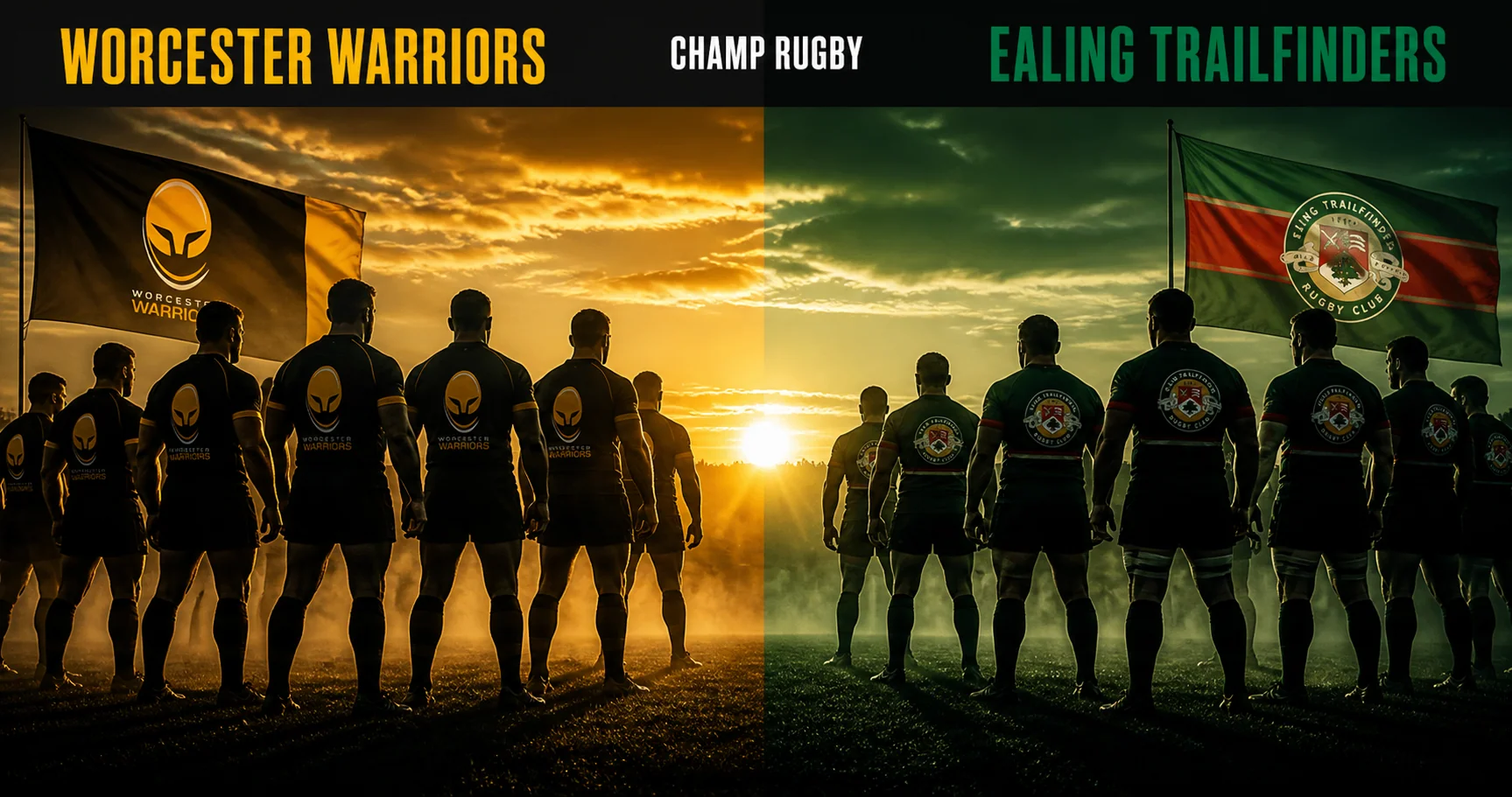 Affiche de la rencontre Worcester Warriors contre Ealing Trailfinders