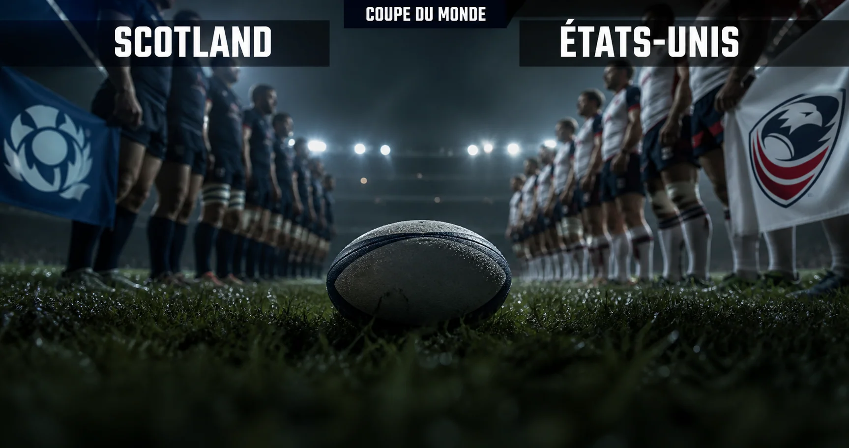 Affiche de la rencontre Écosse contre États-Unis