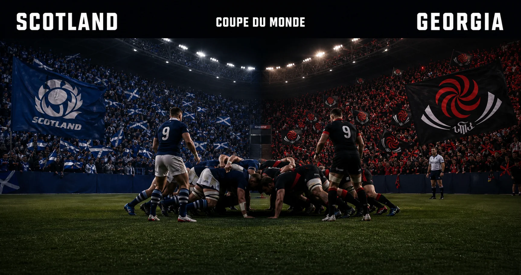 Affiche de la rencontre Écosse contre Géorgie