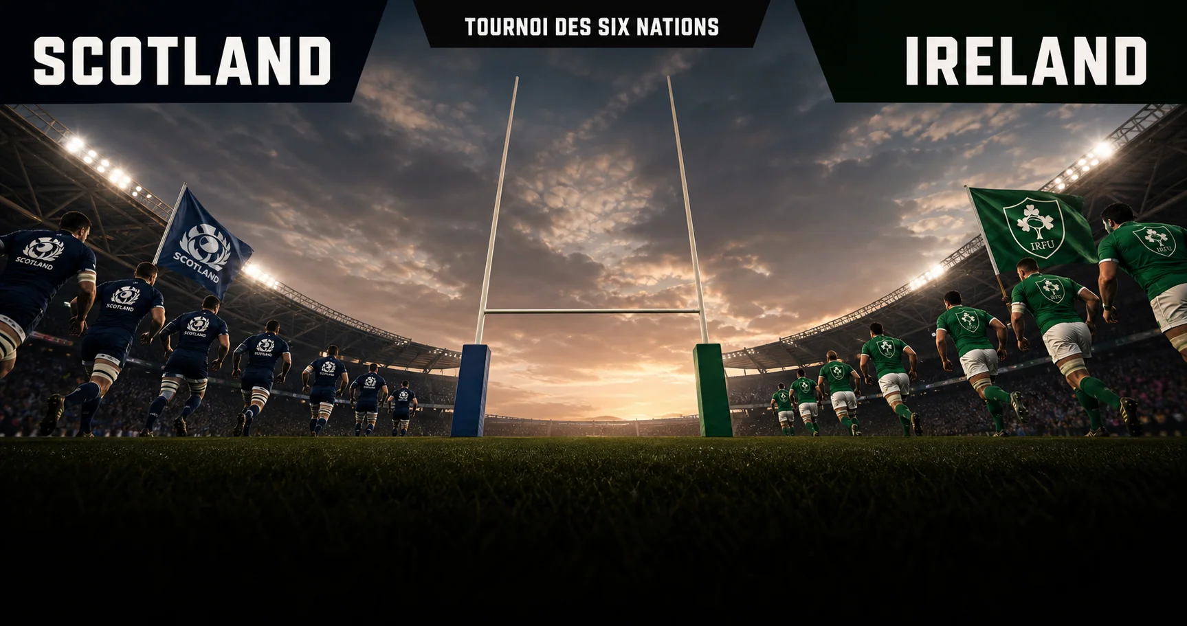 Affiche de la rencontre Écosse contre Irlande