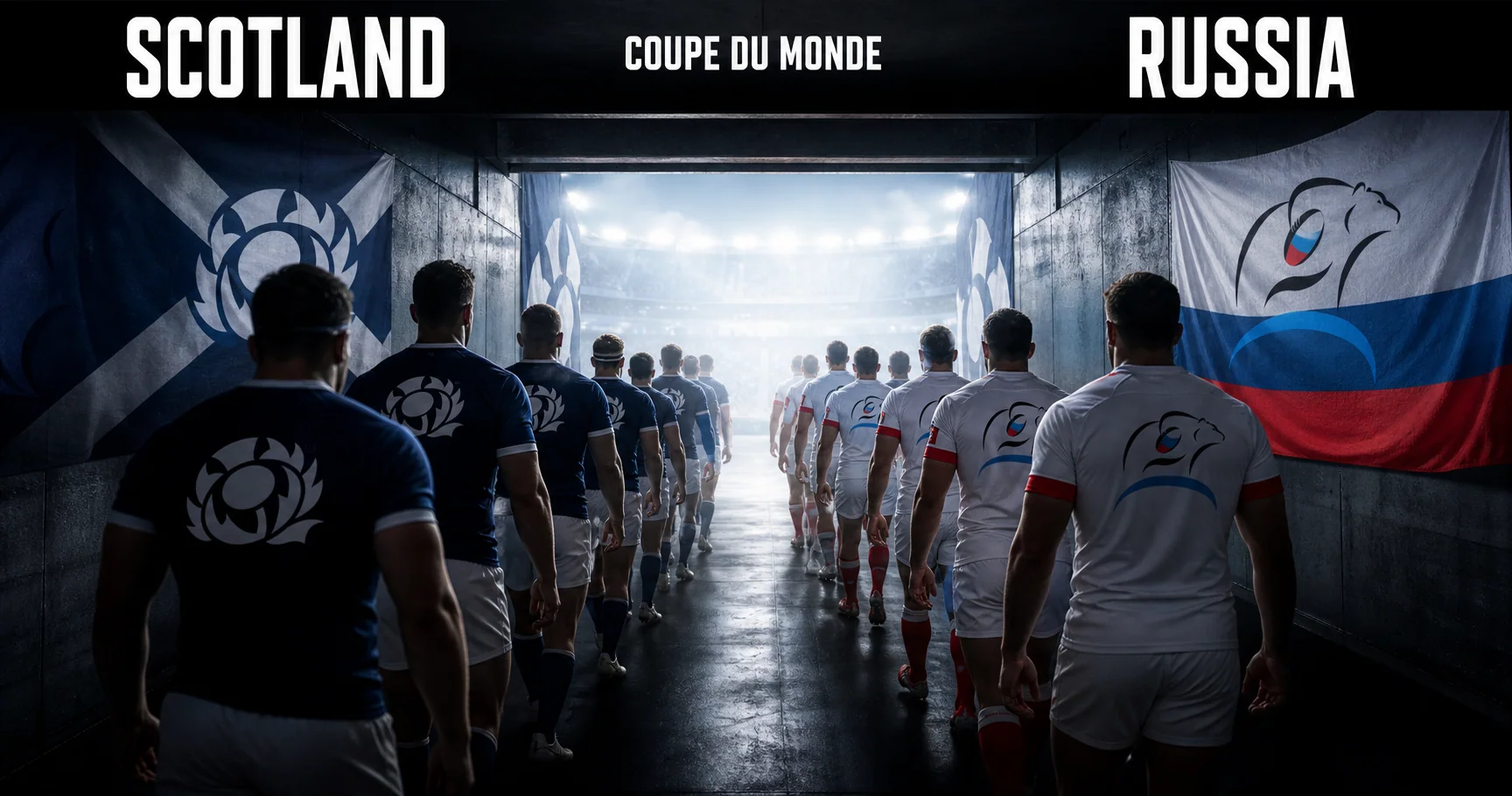 Affiche de la rencontre Écosse contre Russie