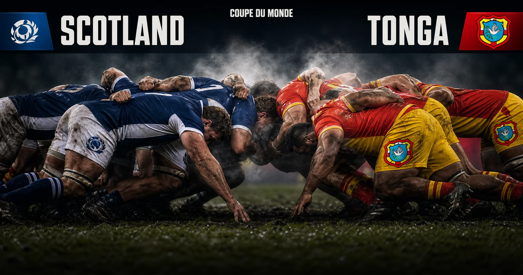 Affiche de la rencontre Écosse contre Tonga