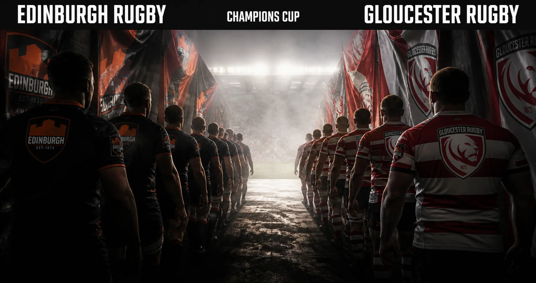 Affiche de la rencontre Edinburgh Rugby contre Gloucester Rugby