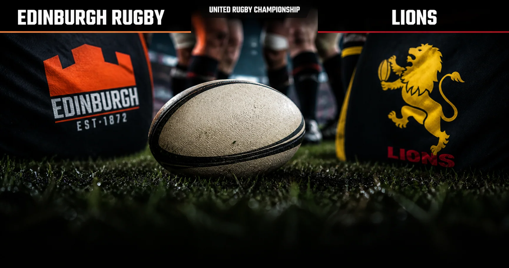 Affiche de la rencontre Edinburgh Rugby contre Lions