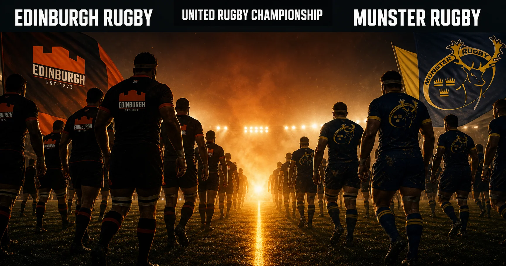 Affiche de la rencontre Edinburgh Rugby contre Munster Rugby
