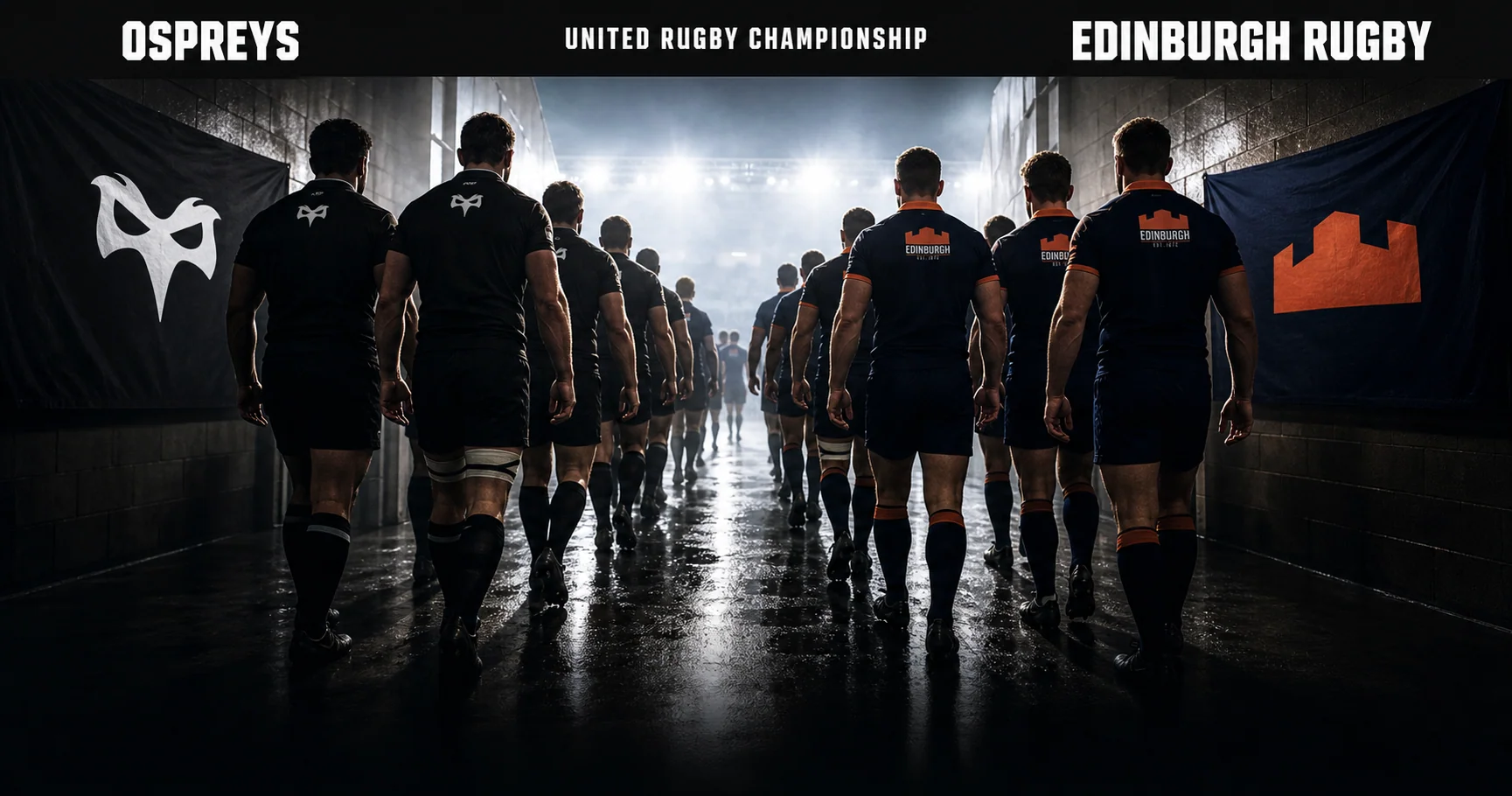 Affiche de la rencontre Ospreys contre Edinburgh Rugby