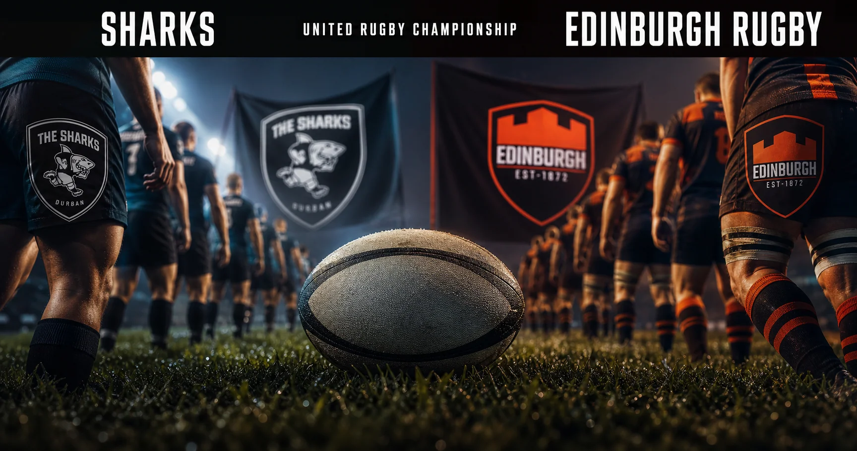 Affiche de la rencontre Sharks contre Edinburgh Rugby