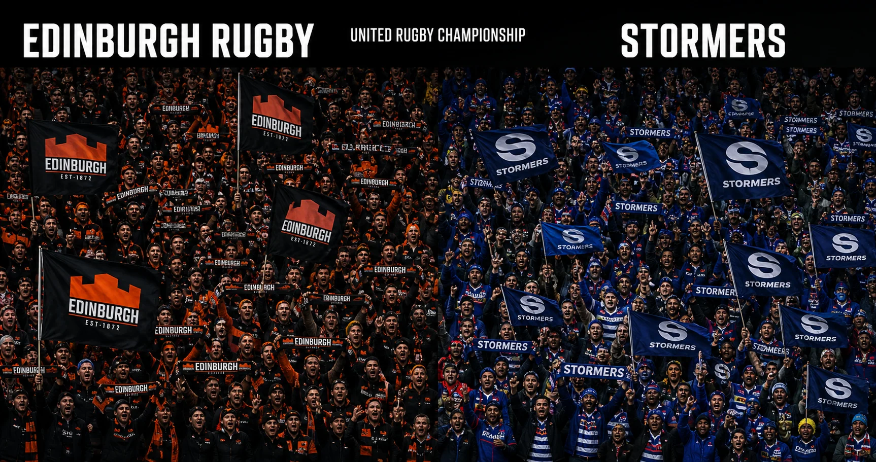 Affiche de la rencontre Edinburgh Rugby contre Stormers